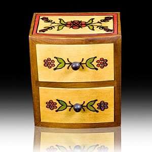   Country Tower Handmade Wood Drawer Tower Jewelry Box: Everything Else