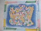 Stuffed Animal Friends Baby Fabric Panel Quilt Top Material New BP 28
