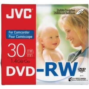  JVC 8CM Rewritable Mini DVD RW for Camcorders Electronics