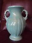 rare vintage nelson mccoy large green vase 12 tall returns