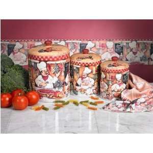  Gourmet Ole 3 Piece Canister Set