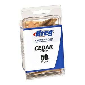  Kreg P CDR Solid Wood Pocket Hole Plugs, Cedar, 50 Pack 