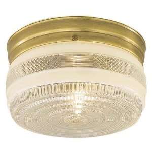  Lighting GL 1050 White / Clear Replacement White/Clear Glass Shade 