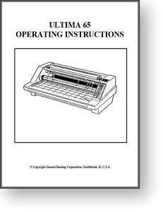 GBC Ultima 65 Operators Manual  