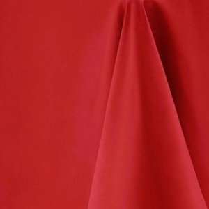  Lipstick Red Soft Cotton Feel Round Tablecloth 178cm 