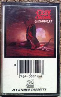 OZZY OSBOURNE blizzard of ozz Tape Cassette VG++ 1981  