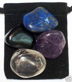 PHYSICAL PAIN RELIEF Tumbled Crystal Healing Set +EXTRA  