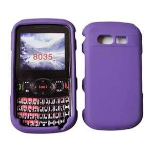 Rubber Dark Purple Hard Case Phone Cover for Verizon Pantech Caper