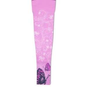   mmHg YSC Pink Compression Arm Sleeve with Diva Diamond Silicone Band