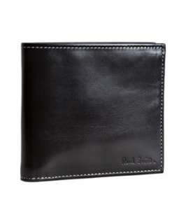 Paul Smith black leather bi fold wallet  BLUEFLY up to 70% off 