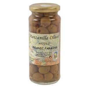 Organic Manzanilla Olives   Pitted Grocery & Gourmet Food