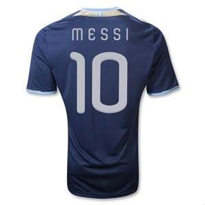  adidas Argentina 11/12 Lionel Messi Away Soccer Jersey 