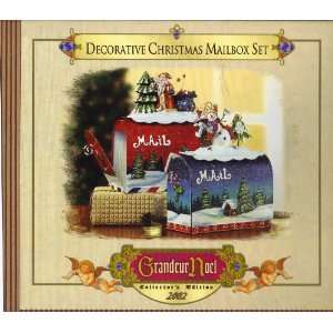 Grandcur Noel Decorative Christmas Mailbox Set Collectars 