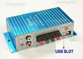 USB Hi Fi Audio Stereo Power Amp Amplifier For Car moto  