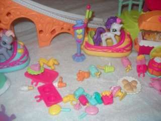My Little Pony Ponyville Deluxe Playset Carinval Bumper Cars Ferris 