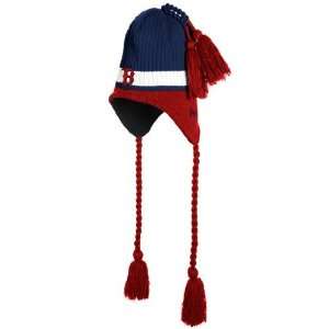 New Era Boston Red Sox Navy Blue Tasselhoff Knit Hat:  