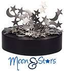 Magnetic Moon & Star Shaped Sculpture Desktop Statue Desk Magnet 