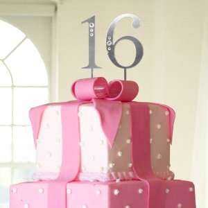  Rhinestone Cake Top Numbers
