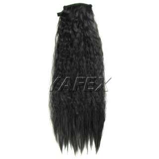 Long Curly/Wavy Ponytail Pony Hair Piece Extensions New Fashion 