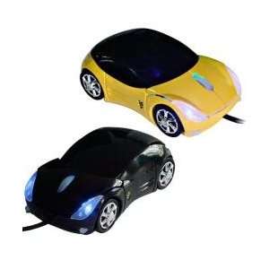  Car Shape USB 3D Optical Mouse Mice for PC/Laptop Black 