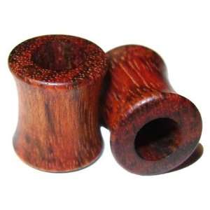  Chechen Double Flared Organic Wood Tunnels Exotic Plugs Jewelry