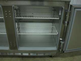 Beverage Bev Air Two 2 Door Under Counter Stainless Commercial Freezer 