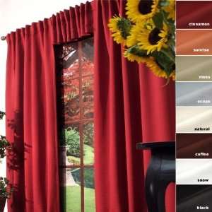    84 Long City Blocks Solid Color Curtain Panel