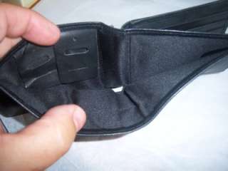 New Rolfs Slim Billfold Leather Wallet, Black  