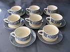 CURRIER IVES DINNERWARE ROYAL CHINA 5 COFFEE CUPS  