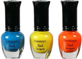 Kleancolor Neon Nail Lacquer Polish Mini Collection  