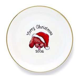  Merry Christmas Dog Plate: Baby