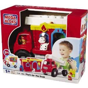  Mega Bloks Play N Go Fire Truck Toys & Games