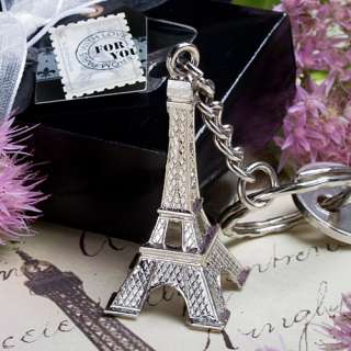 50 Eiffel Tower Key Chain Shower / Wedding Favors  