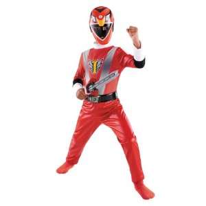   Boys Classic Red Ranger Costume   Power Rangers   Small: Toys & Games