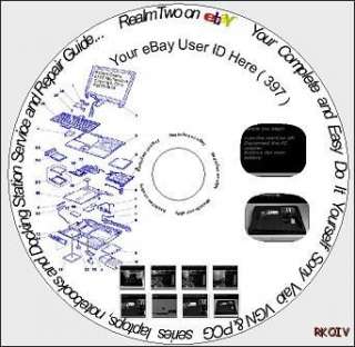 Sony Laptop & Notebook SERVICE REPAIR MANUALS ON CD ROM  