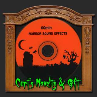 HORROR SOUND EFFECTS HALLOWEEN CD Haunted House Prop  