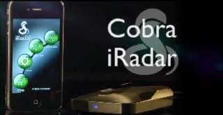  Cobra iRadar iRAD 100 Radar Detector for iPhone and iPod 