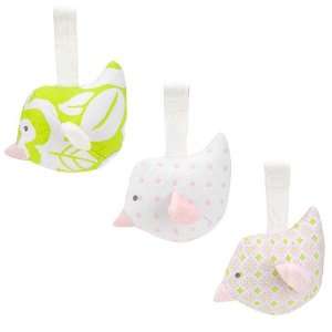    Plush Bird Baby Rattles   3 Rattles by Carters Toys & Games