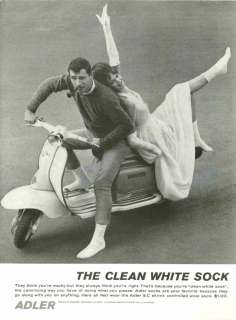   11 inches. Click here to view other classic motor scooter ads