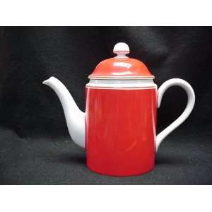 FITZ & FLOYD COFFEE POT RONDELET ROUGE (RED)