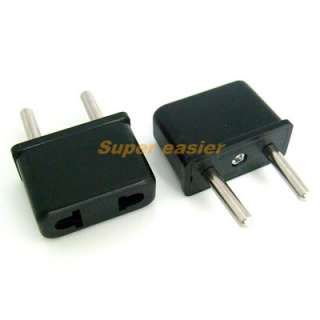   lot NEW US to EU AC Power Travel Charger Adapter Converter Plug  