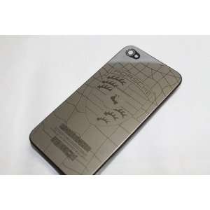  iphone 4 gsm At&T all chrome mirror Porsche back cover 