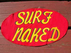 surf surfboard surfing vintage jacket patch rare 60s  