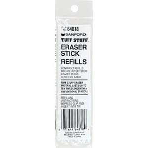  Eraser Refill, F/ Tuff Stuff Eraser Stick, 2/PK, WE Qty12 