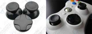 XBOX 360 CONTROLLER THUMBSTICK ANALOGS W/ D PAD   BLACK  