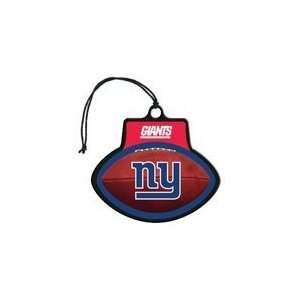   NFL Licensed Team Logo Air Freshener Vanilla Scent   New York Giants