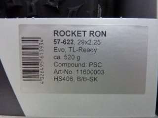 Schwalbe Rocket Ron HS 406 29x2.25 Evo TL 29er PAIR NEW  