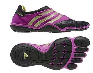 New Adidas Womens ADIPURE TRAINER 2012 Barefoot Shoes Purple Black 