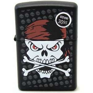  Zippo Pirate Skull Black Matte Lighter, 8891: Health 