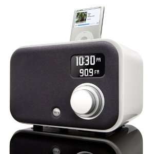  1.5R iPod Alarm Clock Sound System, Piano White: Home 